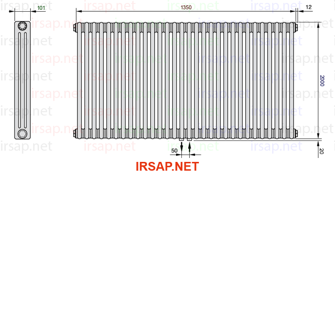 Радиатор IRSAP Tesi 32000/30 T50 CL 01